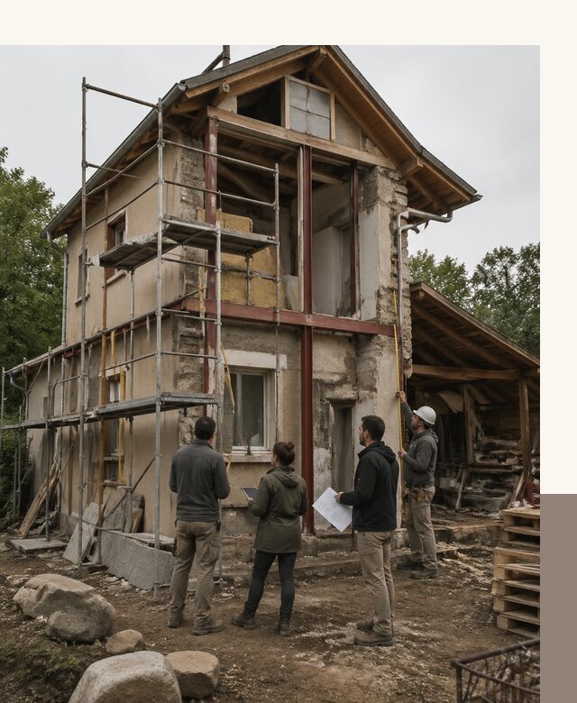 Реконструкция загородного дома под ключ в Лениногорске от бюро